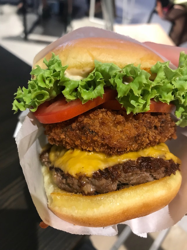 Darn Good Shake Stack Burger ($14.3)