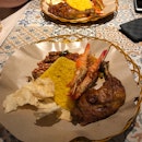 Nasi Kuning Ayam & Udang Pangang Set