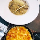 Mac ‘n’ Cheese & Mushroom Risotto