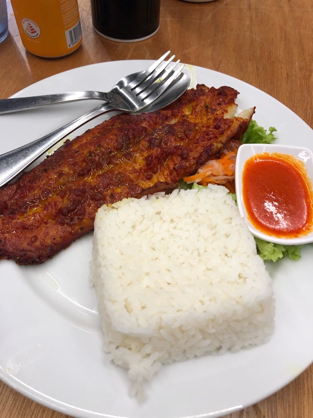 $12.90 Grilled Fish With Rice