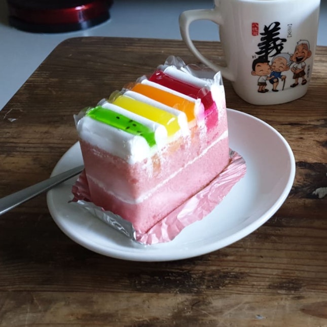 Traditional Rainbow Cake ($2.20)