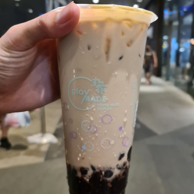 Taiwan Milk Tea With Cocoa Boba ($6)