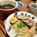 Cha Siu Tsukemen with Black Thick Soup @ Menya Musashi Takatora.