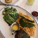 Steak And Fries With Foie Gras