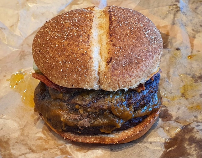 [NEW] Double Ultimate Rendang Angus Beef Burger ($11.50)