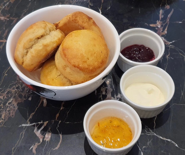 Scones with asian inspired jams