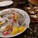 Fresh Oysters (Half Dozen) And Bruschetta 