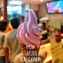 Sakura ice cream.
