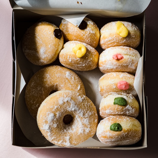 Box of assorted doughnuts [~$15]