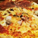 Italia and Marinara Half-Half Pizza