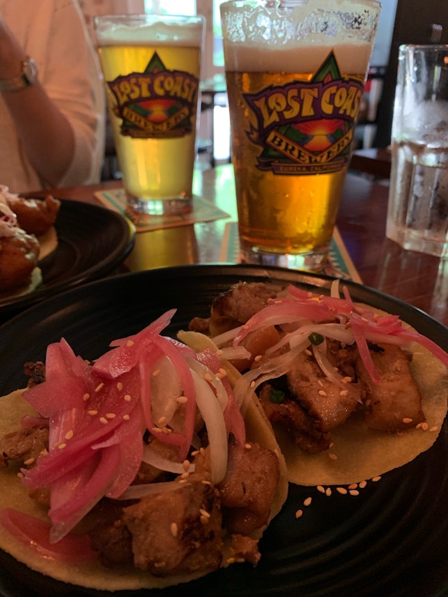 Pork Belly Tacos And Ipa