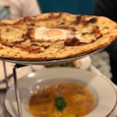 Carbonara Pizza & Crabmeat Ravioli