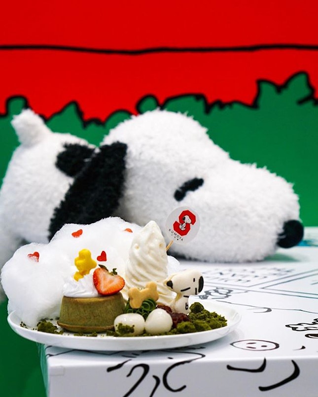 Do you have the heart to eat these super cute dishes??😂 Last week I went to @kumoya_singapore to have their Snoopy-inspired mains and desserts.