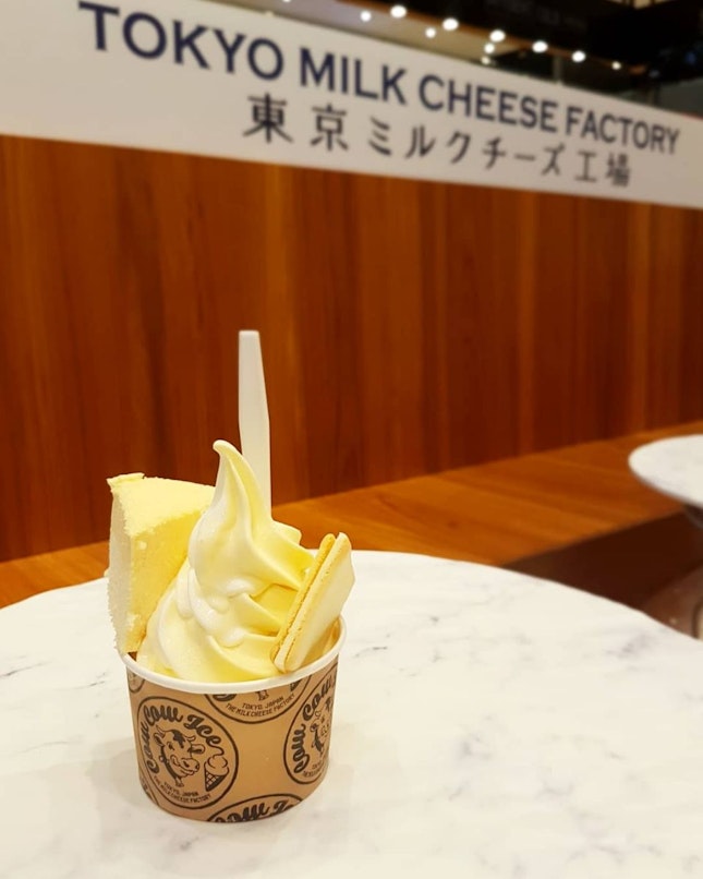 Delightful Milk Cheese Ice Cream From Japan!