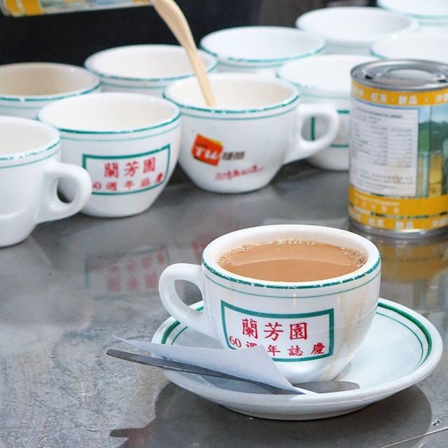 HK socks tea (HKD $16) @ 蘭芳園