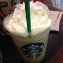 Mega Recommend!!...Green Tea Frappuccino w/ a Single Espresso Shot.