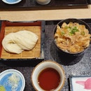 Pork Don And Cold Udon Set (With Drink And Dessert)