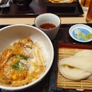 Chicken Katsu Don And Cold Udon Set