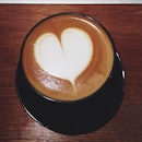 The look of love, it's on my latte art.