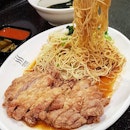 Located at Takashimaya Food Village and Wisma Atria Food Republic, Red Ring Treasures is famous for their Crispy Chicken Cutlet Noodle.