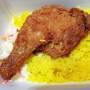 My dinner is @tenderfreshsg Fried Chicken Leg Rice Set & BBQ Chicken Leg Rice Set at only $5.50 per box!