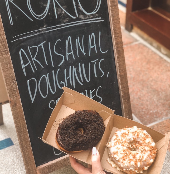 Korio’s Dark Chocolate w Oreo Donut ($4.50)