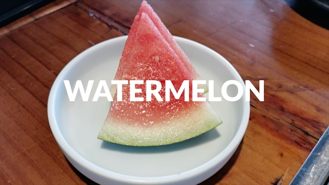 Free Watermelon 🍉 To Cleanse Your Palate After Your Meal