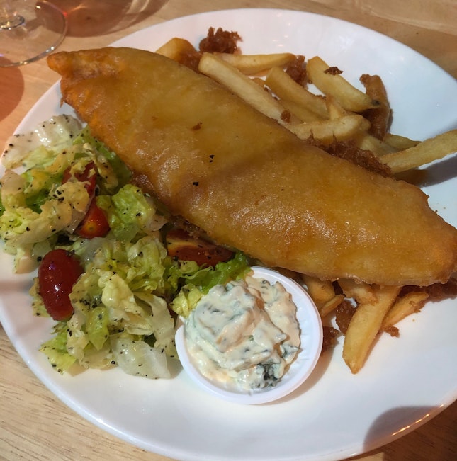 Beer Battered ‘Deep Sea Hoki’ Fish & Chips