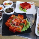 Tteokkochi, Kimchi Mandu, Dubu Jorim