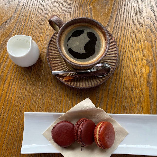 Macaron & coffee set