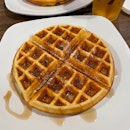 maple syrup waffles ($5.50)