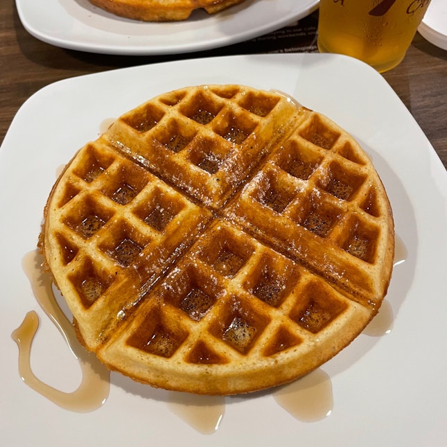 maple syrup waffles ($5.50)