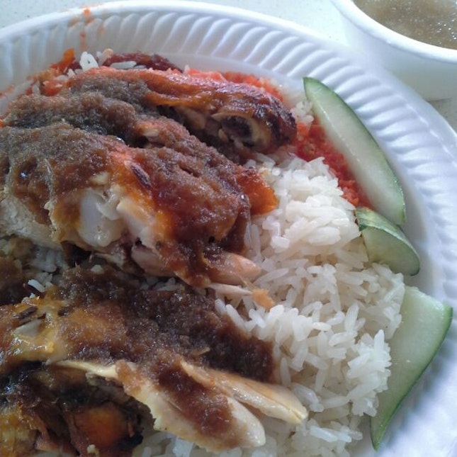 Chicken Rice With Special Soy Sauce