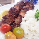 Beef Tenderloin and Bacon Kebab 😁☺️😋😊🍢 #kebab #marciaadams #maincourse #tagaytay #instafood #foodporn #hungergames #beeftenderloin