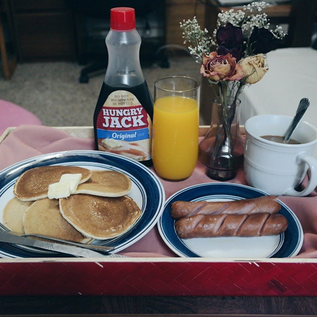 Homemade breakfast for two :)