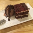 Raspberry X Chocolate Ice Cream Cake