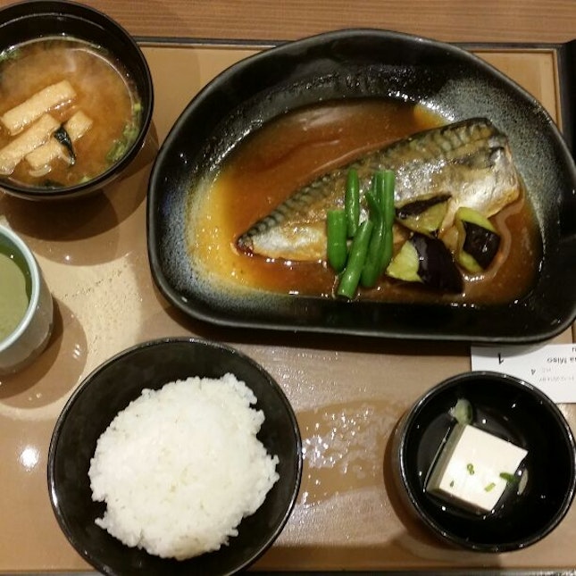 Miso Saba Fish Set