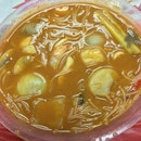 Last week lunch - tom yum seafood bee hoon soup!