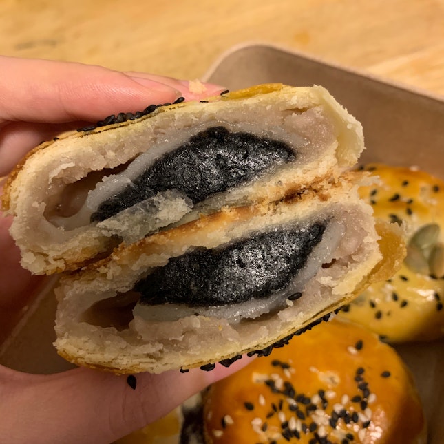 3-in-1 Pastry (Yam, Black Sesame, Mochi)