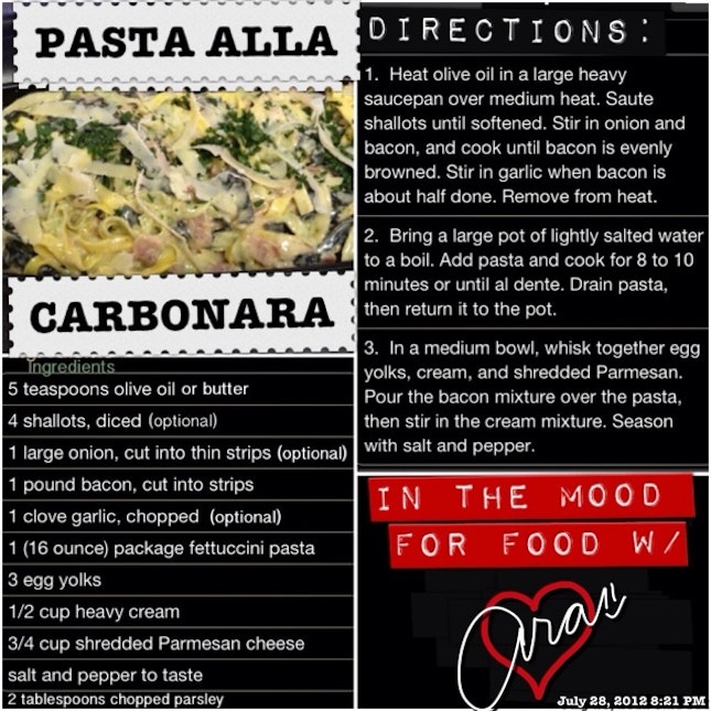 Recipes - Pasta