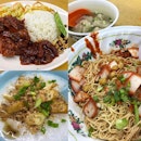Chinese Nasi Lemak, Pork Congee and Wanton Noodle.