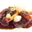 Beef Oxtail Bourguignonne With Risotto 