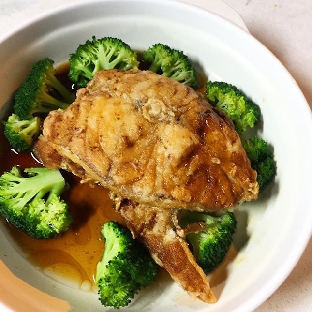 Pan Fried Grouper with Premium Soy Sauce
_
Simple, fresh fish with deep Umami flavour.
