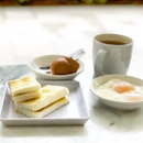 Coffee, Buttered Toast, Half Boiled Eggs
_
Crispy toast, cold butter, sweet kaya.