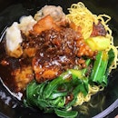 Signature XO Wanton Mee with Char Siew from One Bowl Man, a new concept within Marina Bay Link Mall.