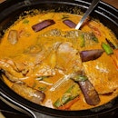 Braised Assam Curry Fish Head in Claypot from East Treasure, Clarke Quay.