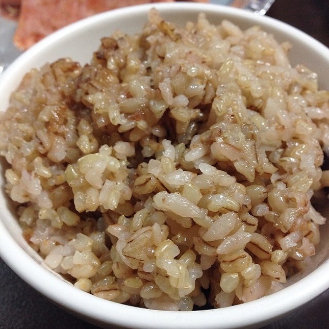 I love eating rice in Korea.