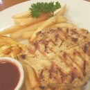 Grilled Chicken with strawberry sauce