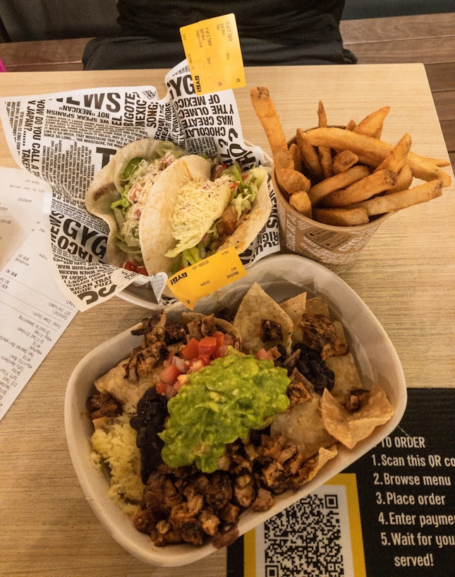2 Taco, Burrito Bowl