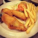 #Dinner for tonight @ Han's, #Fish & #Chips! :)